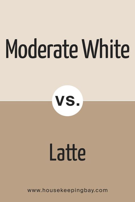 Moderate White SW 6140 vs Sherwin-Williams SW 6108 Latte Sw Moderate White, Sherwin Williams Latte, Home Wall Colour, Sherwin Williams Colors, Gray Paint, Interior Paint Colors, Paint Palette, Neutral Palette, Trim Color