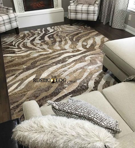 Zebra Print Rug, Print Rugs, Gold Splash, Zebra Hide, Zebra Rug, Wild Safari, Accent Rug, Rustic Modern, Front Room