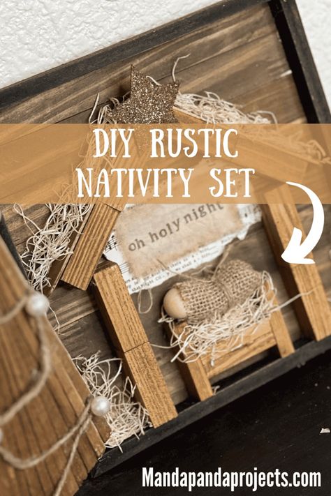 Jesus is the reason for the season, so a DIY Dollar Tree Jenga Block Rustic Nativity set is a must make on your craft to-do list this Christmas holiday season! You can craft this cute Jenga Block nativity scene in under an hour, and for less than $5 bucks. Fa La La La La, it’s crafty time! Jenga Nativity, Jenna Block Christmas Tree, Nativity Crafts For Adults, Dollar Tree Nativity Scene, Jenga Christmas Tree, Mini Jenga Block Crafts Christmas, Jenga Block Nativity, Jenga Christmas Ornaments Diy, Christian Diy Crafts