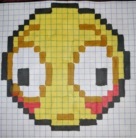 Cool Art And Craft Ideas, Pixel Art Ideas Room Decor, Cute Pixel Drawing, Graph Drawings, Pixel Art Wall, Cute Pixel Art, Pixel Art Minecraft, Graph Paper Drawings, Pixel Art Tutorial