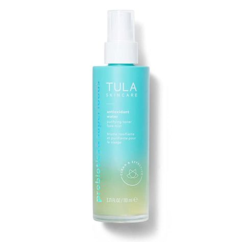 Oil & Alcohol Free, Hydrating & Brightening with Pollution & Blue Light Protection Toner Face, Tula Skincare, Face Spray, Face Mist, Toner For Face, Skin Care Moisturizer, Face Moisturizer, Hydrate Skin, Face Skin