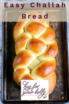 Tender crumb with a sweet crust, this easy challah bread recipe is a staple in many homes on Friday nights. You'll love how easy it is to make, and how quickly you can learn to braid the challah! #challah #bread #recipe #braiding Easy Challah Bread Recipe, Challa Bread, Easy Challah, Vegan Challah, Challah Bread Recipe, Challah Recipe, Challah Bread Recipes, French Bread Recipe, Yeast Bread Recipes