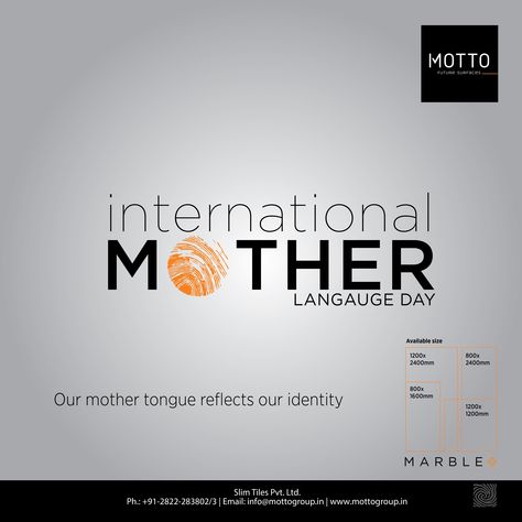 Mother Tongue Day Poster, International Mother Language Day Creative Ads, International Mother Language Day Poster, International Mother Language Day, Mother Language Day, Festival Post, International Days, Design Symbols, Mother Tongue