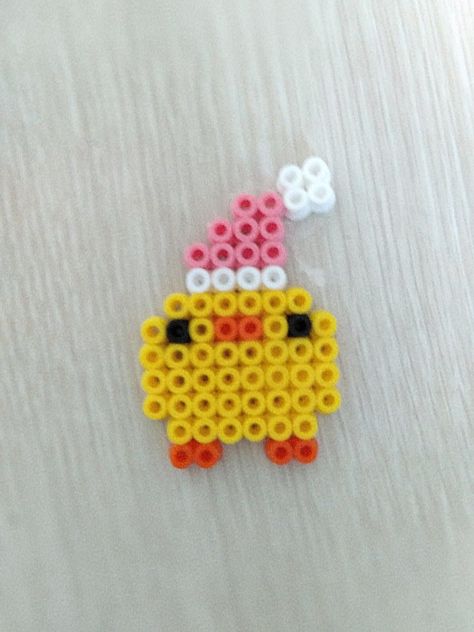 Sanrio Characters Perler Beads, Beads Iron Pattern, Pearler Bead Ideas Preppy, Perler Beads Small Cute, Melty Beads Ideas Aesthetic, Cute Perler Bead Ideas Kawaii, Cute Hama Beads Patterns, Perler Bead Patterns Small Easy Pokemon, Small Pearled Bead Designs