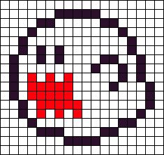 Alpha Pattern #13740 Preview added by Bloom - friendship bracelet ghost - Mario Mario Ghost, Coordinate Graphing Pictures, Mini Hama Beads, Making Friendship Bracelets, Pattern Game, Pearl Beads Pattern, Easy Pixel Art, 8bit Art, Pixel Crochet