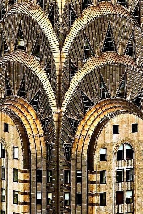 Art Deco Buildings Architecture, Art Deco Mood Board, Empire State Building Art, Art Deco Drawing, Perspective Drawing Architecture, New York Architecture, Nyc Aesthetic, Art Deco Buildings, Chrysler Building