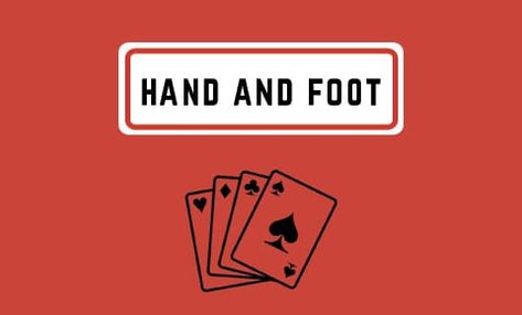 Hand and Foot Card Game Rules - How to Play Hand and Foot Hand And Foot Card Game, Group Card Games, Rummy Card Game, Jokers Wild, Partner Games, Wild Book, Rummy Game, Family Card Games, Clean Book