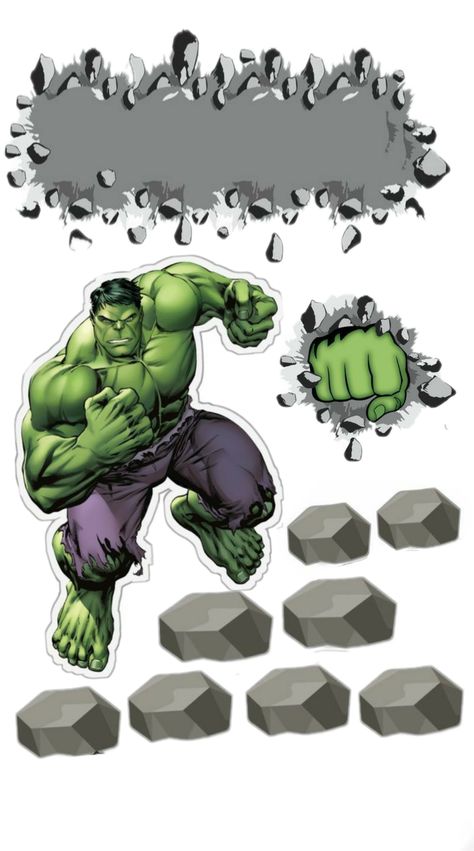 Hulk Png, Hulk Kids, Hulk Cake, Graduation Cake Designs, Marvel Cake, Cake Logo Design, Cake Logo, Paper Garland, Graduation Cakes