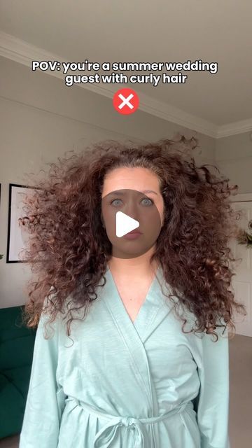 Sophie Marie on Instagram: "Ad Struggling with your curly hair for weddings & events? Try this! ✅

This is my fav anti humidity routine & fav hairstyle to give the curls their moment but keep them outta the way! 

All @curlsmith_official  products⬇️

STEP 1: PREP & DEFEND
Miracle Shield (also comes travel size) 
🛡️Protein enriched heat protectant, defending you from heat & UV

STEP 2: DEFINE
Hold Me Softly Style Balm
💦Lightweight, smooths frizz, helps detangle & clump the curls

STEP 3: HOLD
Curl Defining Styling Soufflé
✨Gives curls hold giving juicy definition 

STEP 4: EXTRA HOLD
 Flawless Finish Hair Spray
👑Protects hair from humid environments, keeping frizz locked in for maximum longevity

⭐️Use SOPHIE10 for 10% off the curlsmith website

This washday line up makes my curls last f Curly Hair Hairstyles For Work, How To Prep Hair For Curling, Soft Curl Updo, Curly Hair Wedding Guest Styles, Wedding Guest Hairstyles Curly Hair, Curly Hairstyles 4c Hair, Humidity Hairstyles, Hair For Weddings, Curly Hair Wedding