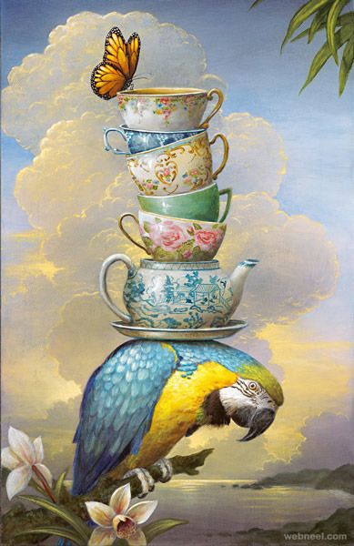 surreal painting Kevin Sloan, Realism Paintings, Tampa Museum Of Art, Illusion Paintings, Magical Realism, Beautiful Oil Paintings, Magic Realism, Realism Painting, Surrealism Painting