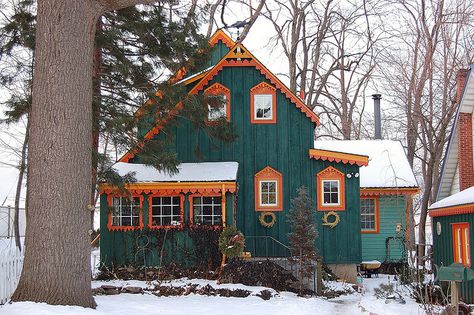 Cottage, Grimsby Beach, Ontario Grimsby Ontario, Canadian Scenery, Colorful Homes, Cabin Getaway, Ham Sandwich, Cozy Homes, 2 Pretty, Pretty Cottage, Ontario Travel