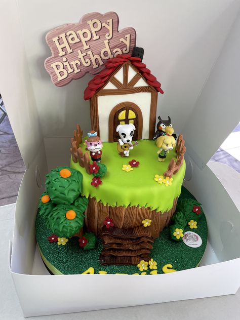 Animal Crossing Birthday Cake Ideas, Animal Crossing Cake Ideas, Animal Crossing Birthday Cake, Animal Crossing Cake, Boys Bday Cakes, Boozy Cupcakes, Care Bear Birthday, Sweet 16 Birthday Cake, 16 Birthday Cake