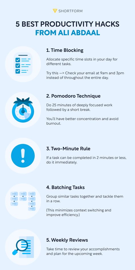 “The outcome isn’t always in your hands. But the process, and certainly your mindset, often is.” Ali Abdaal. ✨ In Feel-Good Productivity, Ali Abdaal says most people are wrong about productivity. He argues that getting things done should feel natural, easy, and enjoyable. He provides a system for rejecting the “grind” mindset, boosting your emotional well-being, and learning how to work to energize you instead of draining you. 👉 Find all of his best #productivity tips inside the Shortform app! Email List Template, Ali Abdaal, Grind Mindset, Productive Routine, Productivity Books, Pomodoro Technique, Knowledge Facts, Productivity Apps, General Knowledge Facts