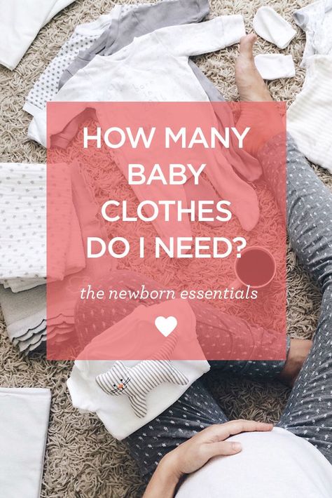 How Many Baby Clothes Do I Need? Newborn Clothes Checklist, Winter Newborn, Newborn Needs, Newborn Baby Tips, Baby Checklist, Winter Baby Clothes, Summer Baby Clothes, Newborn Onesies, Baby Necessities