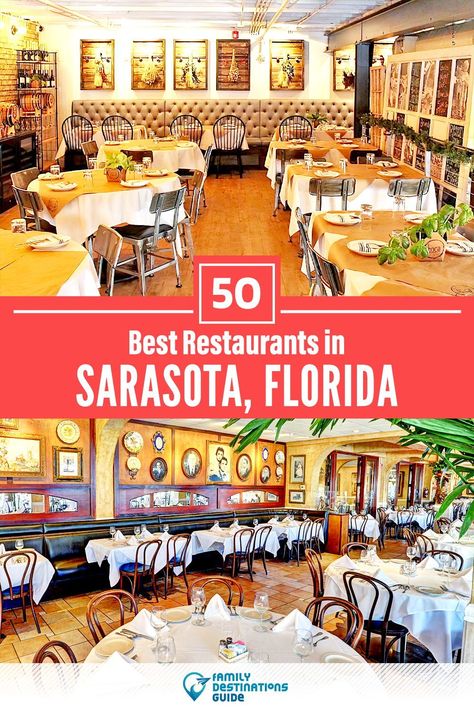 Want to see the best restaurants in Sarasota, FL? We’re FamilyDestinationsGuide, and we’re here to help: From incredible brunch spots and amazing places to eat dinner, to local foodie spots and hidden gems, discover the BEST Sarasota restaurants - so you get memories that last a lifetime! #sarasota #sarasotarestaurants #restaurantsinsarasota #bestrestaurantsinsarasota #placestoeatsarasota Boca Raton Florida Restaurants, The Boca Raton Resort, Pensacola Restaurants, Boca Raton Restaurants, Sarasota Restaurants, Albondigas Soup, Pensacola Beach Florida, Florida Travel Destinations, Best Italian Restaurants