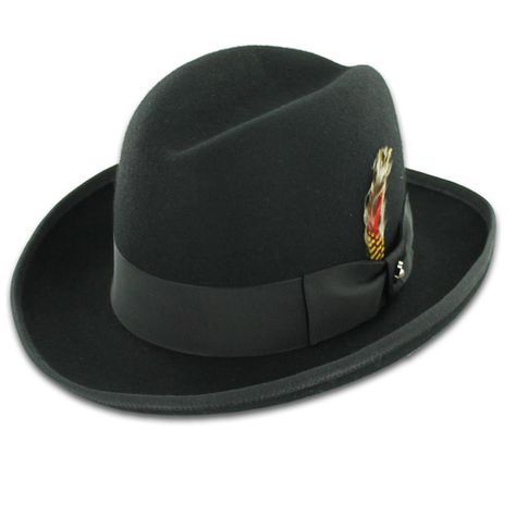 Homburg Hat, Classy Hats, Contemporary Costumes, Homburg, The Gentleman, Hat Men, Leather Bracelets, Well Dressed Men, Cool Hats