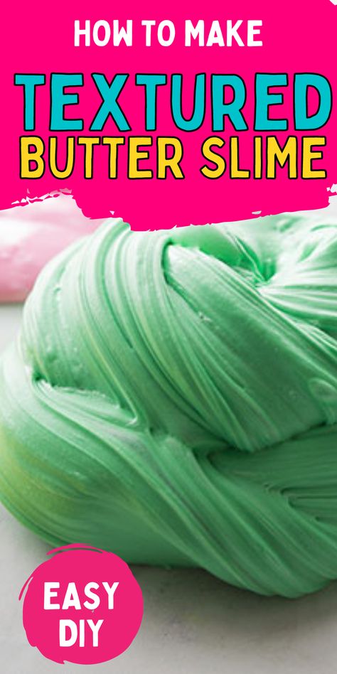 Easy slime recipe. Find out how to make slime. Easy butter slime recipe. DIY slime recipe. Make Slime For Kids, Butter Slime Recipe, Calming Bottle, Slime Easy, Diy Butter, Clear Glue Slime, Slime Ingredients, Easy Slime Recipe, Slime Recipes