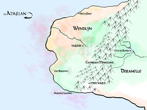 The Eastern Continent of Erilea Map Of Wendlyn, Throne Of Glass Wendlyn, Throne Of Glass Doranelle, Sjm Characters, Aelin Fireheart, Sara J Maas, Aelin Ashryver Galathynius, Celaena Sardothien, Aelin Galathynius