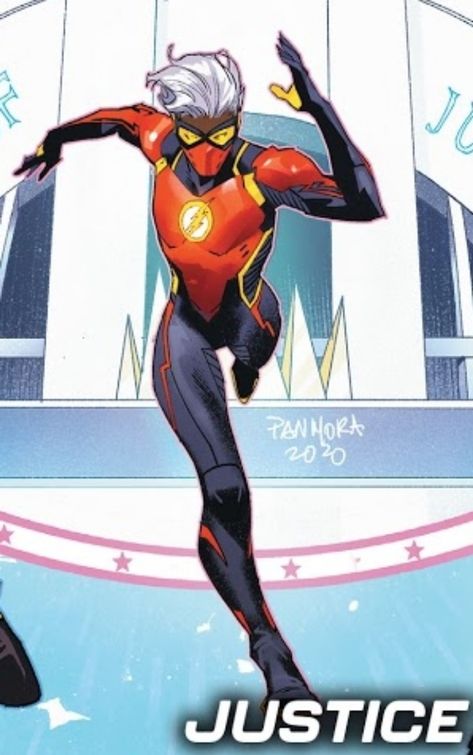 Non Binary Character, Speedster Superhero, Dc Superheroes Art, Dc Future State, Dc Speedsters, Superhero Art Projects, Justice League Comics, Batman Armor, Kid Flash