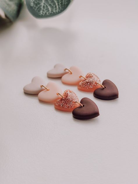 Polymer Clay Valentine Earrings, Valentine Clay Earrings, Valentines Clay Earrings, Polymer Clay Valentines Day, Polymer Clay Valentines, Clay Valentine, Clean Earrings, Valentines Day Earrings, How To Clean Earrings