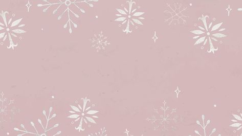 Pink winter HD wallpaper, Christmas snowflake illustration vector | free image by rawpixel.com / Aum Pink Christmas Computer Background, Winter Background Wallpapers Desktop, Winter Desktop Wallpaper Aesthetic, Snow Desktop Wallpaper, Pink Christmas Wallpaper Laptop, Winter Computer Wallpaper, Aesthetic Christmas Laptop Wallpaper, Winter Laptop Wallpaper, Hd Wallpaper Christmas