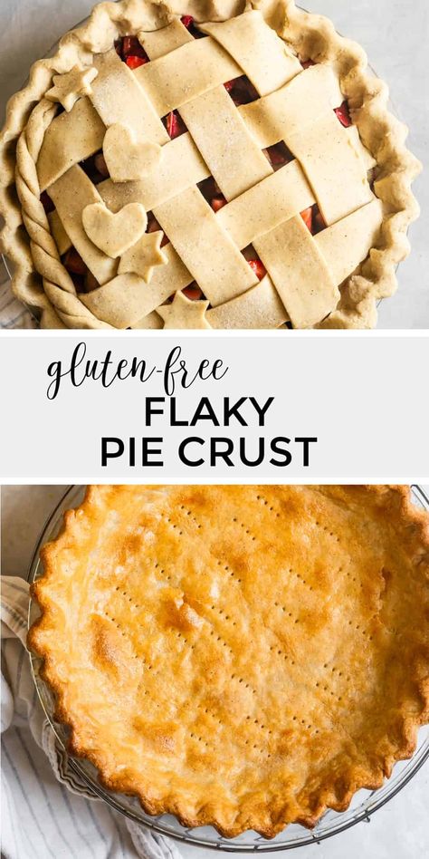 The flakiest all-butter gluten-free pie crust from scratch with gluten-free whole grain flours. With step-by-step photos and troubleshooting tips, you can have a flaky homemade gluten-free pie crust that rivals all traditional pie crusts. This crust is the best part of any pie! The Best Gluten Free Pie Crust, Gluten Free Pie Crust With Shortening, Grain Free Pie Crust, Gf Pie Crust Recipe, Pie Crust With Shortening, Millet Flour Recipes, Best Gluten Free Pie Crust, Gluten Free Tart Recipe, Gluten Free Pot Pie