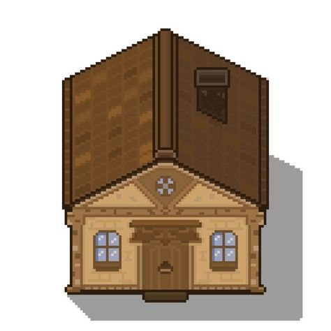 Pixel Art House 2d, Pixel House Game, Pixel Art Building 2d, Pixel Art House Top Down, Pixel House Art, Building Pixel Art, Pixel Art House, Pixel House, Piskel Art