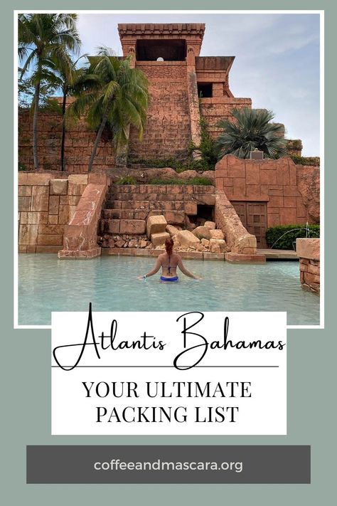 I spent a week staying at The Atlantis Bahamas resort so this blog post is based on my personal experience of what I wore and wish I’d had with me. From swimwear essentials to sunscreen must-haves, I’ve got you covered for what to pack and bring to Atlantis Bahamas. Whether you’re seeking relaxation on the stunning beaches or seeking thrills at the Aquaventure Water Park, this comprehensive packing list will ensure you have everything you need for a truly memorable vacation. #AtlantisBahamas Bahamas Packing List, Bahamas Trip, Bahamas Resorts, Atlantis Bahamas, All Inclusive Trips, Ultimate Packing List, Bahamas Travel, Caribbean Travel, Dream Travel Destinations