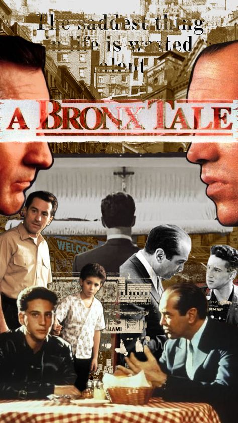 A Bronx Tale. “The saddest thing in life is wasted talent”. #Bronx #nyc #mafia #robertneniro #abronxtale  #italianamerican #italian #littleitaly   #movie #90smovies A Bronx Tale Movie, Wasted Talent, Bronx Tale, A Bronx Tale, Bronx Nyc, 90s Movies, Best Love, Bronx, Movies And Tv Shows