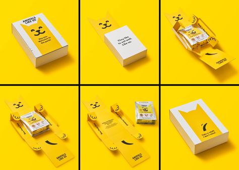 Pets And Owners, Pet Food Packaging, Pet Branding, Dog Box, Quirky Illustration, Vi Design, Dog Branding, Design Department, Packing Design