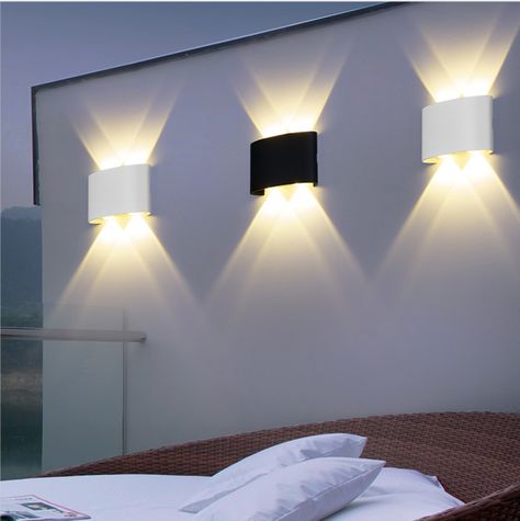 Is Bulbs Included: Yes Finish: Aluminium Baking Model Number: OWL06 Features: Waterproof Certification: ce Certification: CQC Certification: ROHS Protection Level: IP65 Voltage: 85-265V Item Type: Wall Lamps Warranty: 2 years Body Material: Aluminum Power Source: AC Style: Modern Light Source: LED Usage: Home Lighting Background Bedroom, Hotel Landscape, Garden Wall Lights, Wall Outdoor, Up Down Wall Light, Metal Wall Lamp, Porch Light, Waterproof Wall, Sconces Bedroom