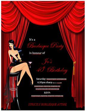 Burlesque Bday Party, Cabaret Birthday Party, Burlesque Party Ideas, Burlesque Birthday Party, Burlesque Party Decorations, Burlesque Birthday, Lisa Party, Burlesque Theme Party, Burlesque Theme