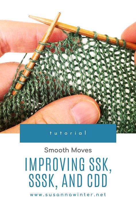 Smooth Moves: Improving SSK, SSSK, and CDD Decreases :: talvi knits. Stretchy Bind Off, Beanie Knitting Patterns Free, Advanced Knitting, Knitting Hacks, Knitting Basics, Knitting Blogs, Knitting Instructions, Learn How To Knit, How To Start Knitting