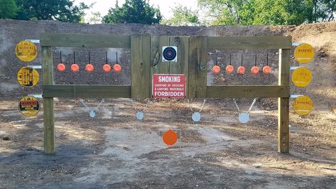 Backyard Shooting Range, Shooting Range Ideas, Diy Shooting Range, Shooting Range Diy, Shooting Target Ideas, Home Shooting Range, Backyard Photography, Outdoor Photoshoot Ideas, Shooting Stand