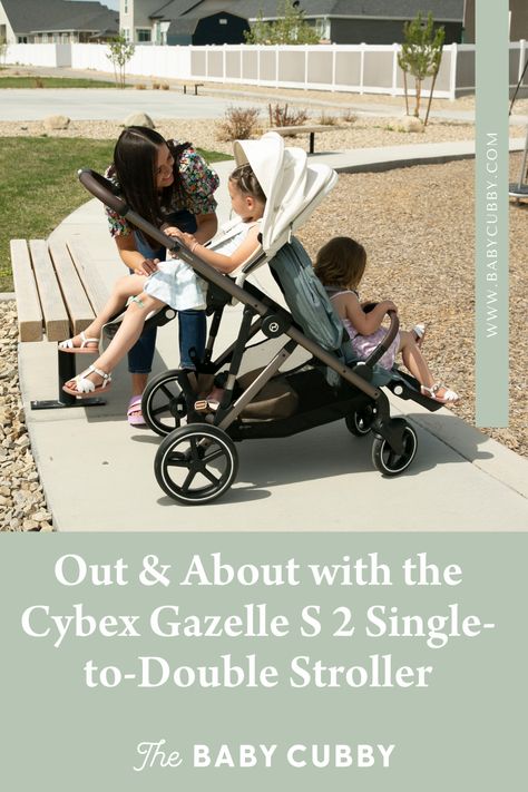 Video: Out and About with The Cybex Gazelle S 2 Single-to-Double Stroller Cybex Gazelle, Double Stroller, Infant Car Seat, Double Strollers, Travel System, Out And About, Car Seat, Stroller, Built In