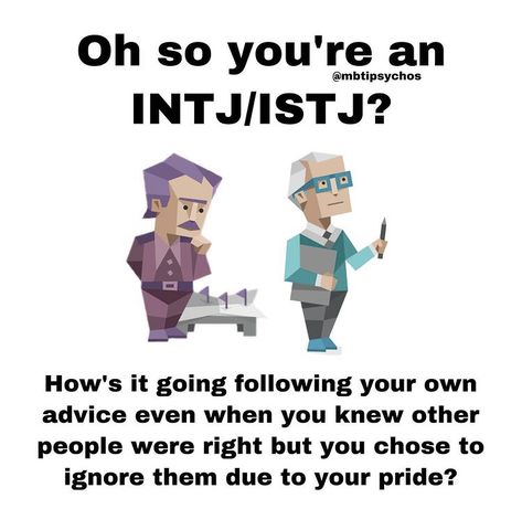 Istj Humor, Istj Personality Memes, Intj Istj, Intj 5w6, Mbti Functions, Mbti Istj, Intj Enfp, Istj Personality, Istp Personality