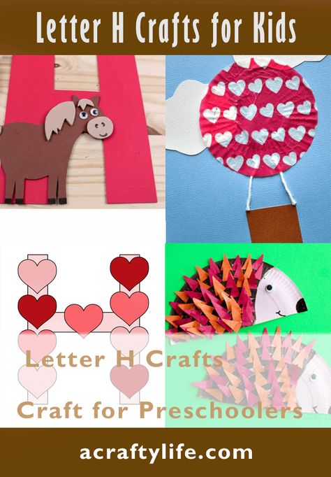 Letter H Helicopter Craft, H Craft Preschool, Preschool Letter H Activities, H Is For Craft, H Preschool Activities, Letter H Crafts For Preschoolers, Fun Activities For Preschool, Letter H Activities For Preschool, Halloween Baby Toys