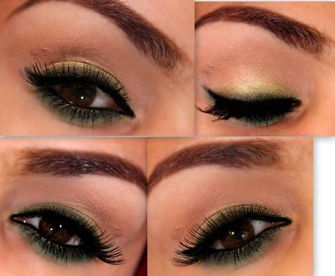 so cute Bottle Green Eye Makeup, Green Eye Makeup, What Makes You Beautiful, Green Makeup, Green Eye, Eye Makeup Tips, Bottle Green, Makeup For Green Eyes, False Lashes