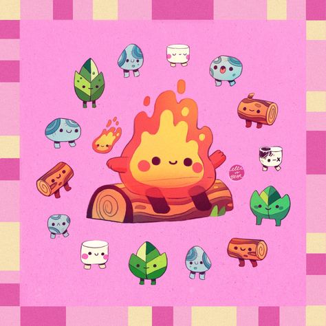 Come gather around our fire friend, let's exchange spooky stories and share roasted marshmallows 🔥 . . . #ipadart #illustrationartists #digitalart #happyart #kidlitart #artistsoninstagram #procreate #kawaii #cuteart #digitaldrawing #igart Procreate Kawaii, Cartoon Clip, Paint Water, Spooky Stories, Ipad Art, Happy Art, Cartoon Clip Art, Illustration Artists, Reference Photos