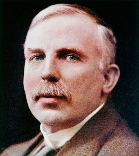 Ernest Rutherford New Zealandborn physicist and the founder of nuclear physics Rutherford won a scholarship to Cambridge and worked at Cavendish... Physics Poster, Ernest Rutherford, Nuclear Reaction, Atomic Theory, Nuclear Physics, Famous Scientist, Mcgill University, Science Guy, Nuclear Energy