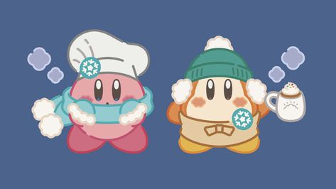 Winter menu drifts into Kirby Café on November 18th Kirby Christmas Pfp, Christmas Medium Widget, Kirby Winter, Christmas Kirby, Winter Matching Pfp, Kirby Christmas, Kirby Cafe, Kirby Pfp, Cute Dishes