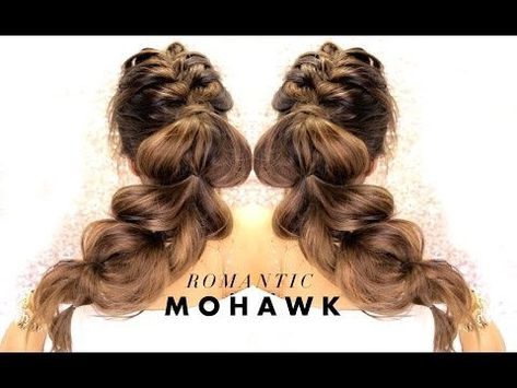 Beauty video by Tina - MakeupWearables L. - Seen our previous hair tutorial? ★ https://youtu.be/D0hVN9WIyI0 In today's hairstyle tutorial, I'm going to show you how to do a cute, Frenc Braid With Extensions, Mohawk Braid Styles, Youtube Hair Tutorials, Hair Down Styles, French Braids Tutorial, Half Updo Hairstyles, Hair Without Heat, Hairstyle Youtube, Mohawk Braid