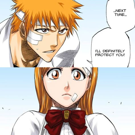 Orihime X Ichigo, Bleach Official Art, Canon X Oc, Ichigo Orihime, Ichigo X Orihime, Ichigo Manga, Ichigo And Orihime, Bleach Orihime, Bleach Ships