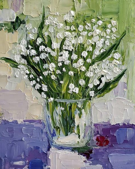 An Escape From Reality, Piskel Art, Acrylic Art Projects, A Level Art Sketchbook, Escape From Reality, Life Paintings, Flower Paintings, Small Canvas Art, White Tulips