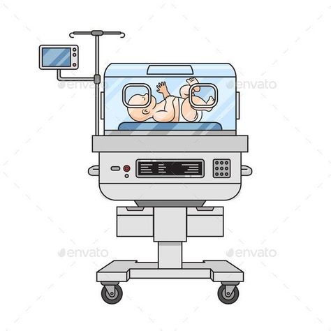 Preterm Birth Baby at Neonatal Incubator Medical Premature Birth, Children's Stories, Childrens Stories, Baby Birth, Modern Baby, Modern Graphic Design, Graphic Design Art, Preschool Activities, Design Art