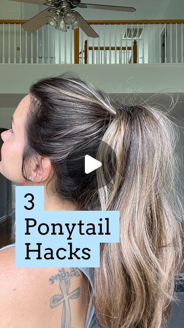 How To Keep Ponytail High, How To Put Up Long Hair Hairstyles, How To Style Long Hair Ponytail, How To Do A Messy High Ponytail, How To Get Volume In Ponytail, Easy Pullback Hairstyles Simple, How To Make A Pony Tail Look Cute Simple, Cute Ponytail For Long Hair, High Pony Volume Hack