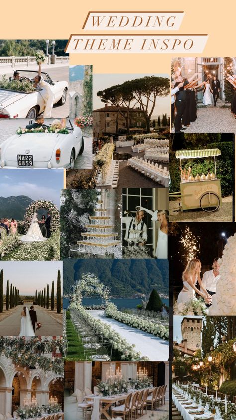 Wedding inspo mood board #wedding #moodboard #italy #italianwedding #weddinginspo #inspiration #mood #italian #weddingtheme #weddingideas #weddingplanning Old Italian Wedding Theme, European Garden Wedding Theme, Italian Garden Theme Wedding, Italian Wedding Locations, Destination Wedding Mood Board, Vintage Italian Wedding Decor, Boho Italian Wedding, Italian Wedding Theme Tuscany, European Themed Wedding