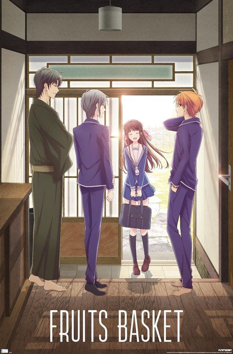 Basket Poster, Fruits Basket Manga, Tohru Honda, Fruits Basket Anime, Movies And Series, Keys Art, Fruits Basket, A Silent Voice, Trends International