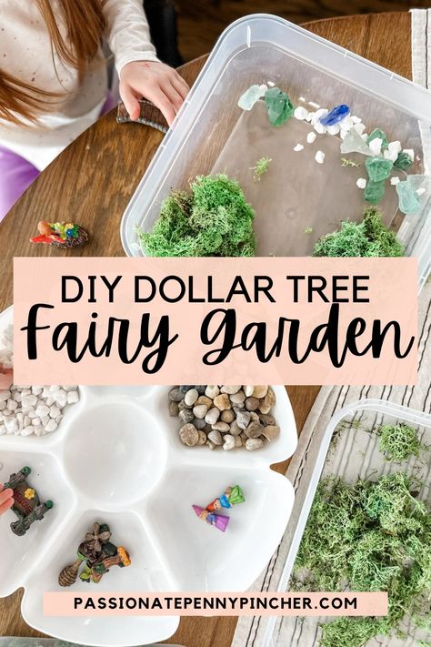 fairy garden craft Easy Diy Fairy Garden, Make Your Own Fairy Garden, Making Fairy Gardens, Classroom Fairy Garden, Fairy Garden Signs Diy, Kids Fairy Garden Ideas, Fairy Garden House Ideas, Garden Club Ideas For Kids, Diy Fairy Garden Ideas Homemade Simple