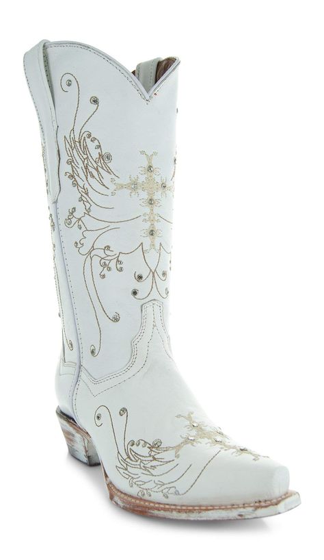 PRICES MAY VARY. WHITE WEDDING BOOTS: Utilize these stylish white boots in a variety of ways, whether styling them for a country themed wedding or the perfect boot for any concert. POINTED TOE BOOTS: Enjoy pointed toe cowgirl boots with a stunning rhinestone design that offer excellent fit, style, design and comfort. EASY TO TAKE ON AND OFF: Easily take off or put your leather women's cowboy boots on hassel free with the accessible boot pull tabs COMFORTABLE AND DURABLE: All Soto Boots cowboy bo Quince Boots, Wedding Cowgirl Boots, Country Wedding Boots, White Wedding Boots, Blue Cowgirl Boots, Country Themed Wedding, Embroidered Cowgirl Boots, Cowgirl Boots Wedding, Boots Wedding